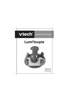 VTech LUMI-TOUPIE Manuel utilisateur