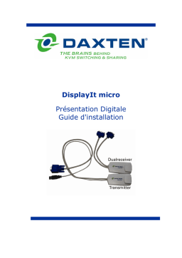 Daxten DisplayIt Manuel utilisateur