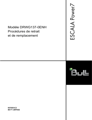 Bull DRWG137-0ENH Manuel utilisateur | Fixfr
