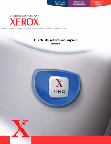 Manuel du propriétaire | Xerox WORKCENTRE M55 Manuel utilisateur | Fixfr