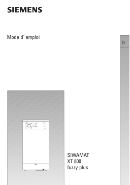 Siemens wxt 800 Manuel utilisateur