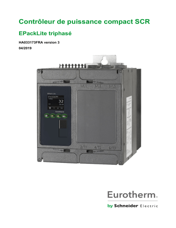 Eurotherm EPack Lite 3PH Manuel du propriétaire | Fixfr