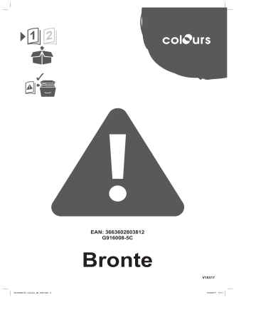 Colours Bronte Mode d'emploi | Fixfr
