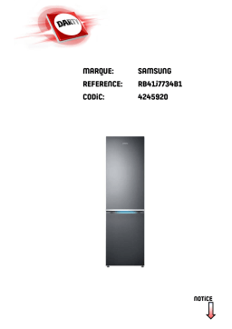 Samsung RB41J7734B1 Manuel utilisateur