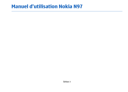 Microsoft N97 Manuel utilisateur