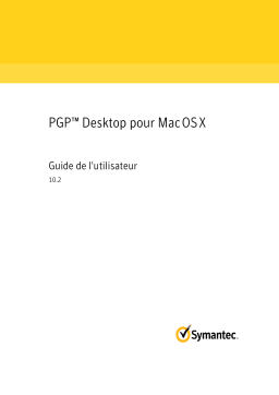 PGP Desktop v10.2.1 Macintosh Mode d'emploi
