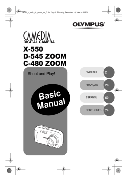 Olympus D545 Zoom Manuel utilisateur