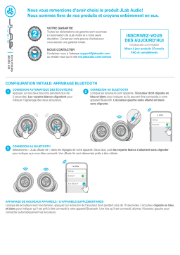 Jlab Audio JBuds Air v1 Manuel du propriétaire