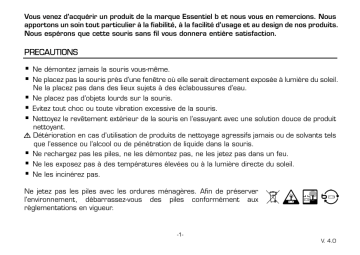 Manuel du propriétaire | ESSENTIELB POCKETMULO Manuel utilisateur | Fixfr