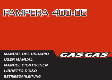 Manuel du propriétaire | GAS GAS PAMPERA 400 Manuel utilisateur | Fixfr