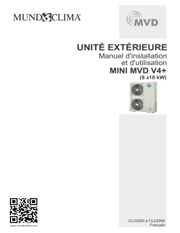Installation manuel | mundoclima Mini MVD V4+ Guide d'installation | Fixfr