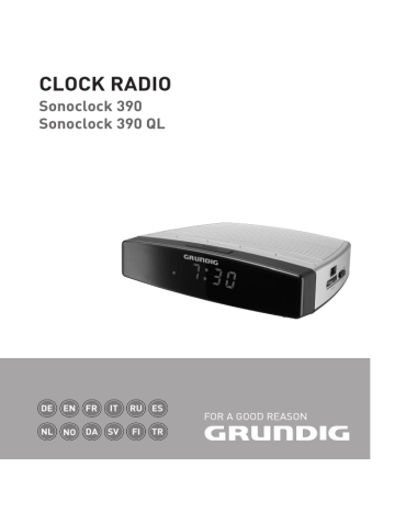 Manuel du propriétaire | Grundig Sonoclock 390 Manuel utilisateur | Fixfr