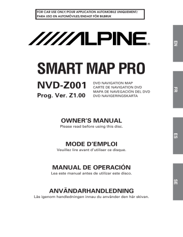 Manuel du propriétaire | Alpine NVD-Z001 VER 4.10 Manuel utilisateur | Fixfr