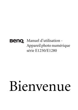 BenQ E1280 Manuel utilisateur