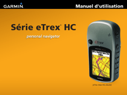 Garmin eTrex Legend HCx Manuel utilisateur