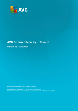 AVG Internet Security Illimité 2016 Mode d'emploi