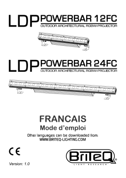 Briteq LDP-POWERBAR 12FC Manuel du propriétaire