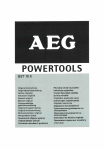 AEG BST 18 X Scie Sauteuse: AI Chat &amp; PDF Access