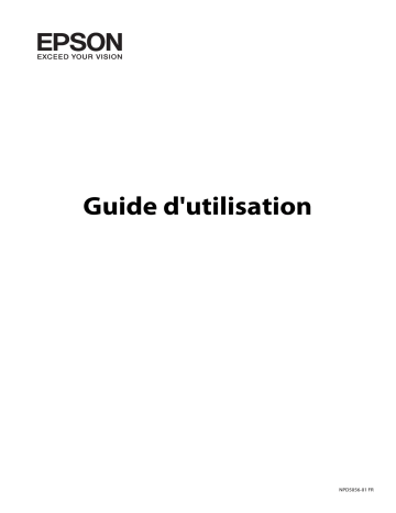 Manuel du propriétaire | Epson WF 2650DWFWORKFORCE WF-2630WF Manuel utilisateur | Fixfr