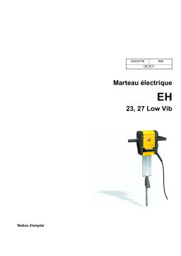 Wacker Neuson EH 23/100 Low Vib Electric Breaker Manuel utilisateur