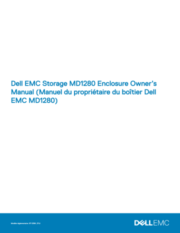 Dell Storage MD1280 storage Manuel du propriétaire | Fixfr