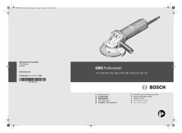 Bosch GWS 750-125 Mode d'emploi