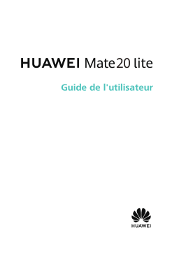 Huawei Mate 20 lite - SNE-LX1 Manuel utilisateur