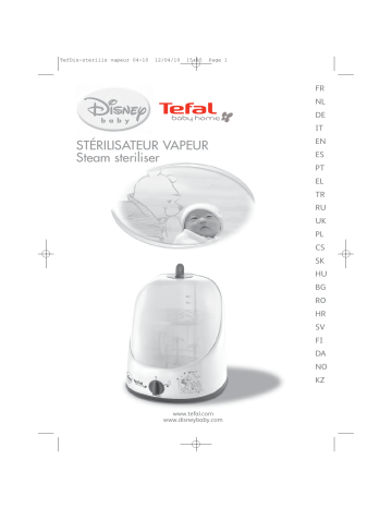 Manuel du propriétaire | Tefal BABY HOME STERILISATEUR VAPEUR Manuel utilisateur | Fixfr