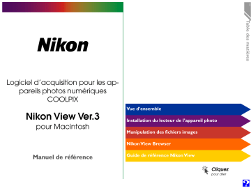 Manuel du propriétaire | Nikon View 3 Manuel utilisateur | Fixfr