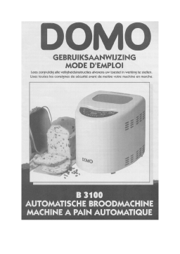 Domo B 3100 Manuel utilisateur