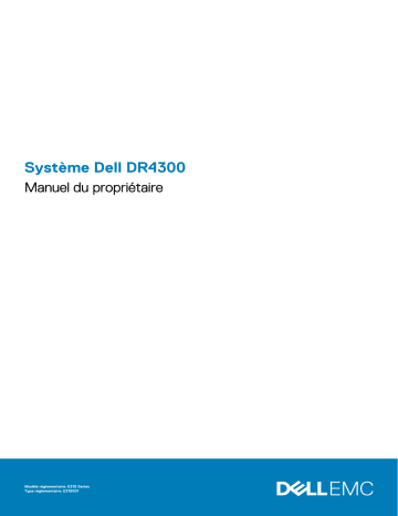 Dell DR4300 storage Manuel du propriétaire | Fixfr