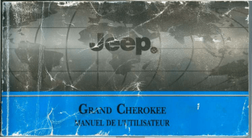 Jeep Grand Cherokee 1999-2004 Manuel du propriétaire | Fixfr