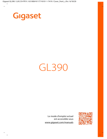 Gigaset GL390 Mode d'emploi | Fixfr