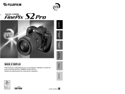 Fujifilm FinePix S2 Pro Mode d'emploi