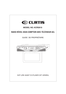 Curtis KCR2610 Manuel utilisateur