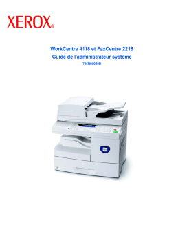 Xerox 2218 FaxCentre Manuel utilisateur