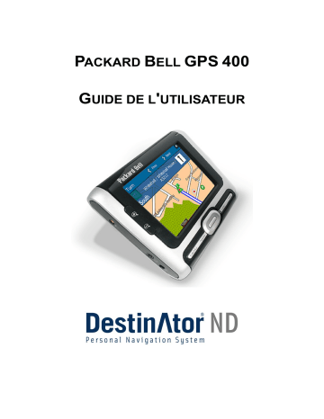 Manuel du propriétaire | Packard Bell GPS 400 Manuel utilisateur | Fixfr