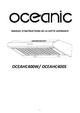 Oceanic OCEAHC400W Manuel utilisateur