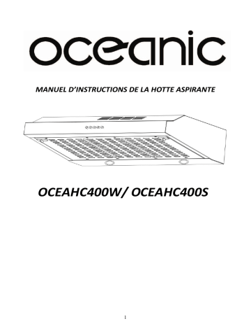 Manuel du propriétaire | Oceanic OCEAHC400W Manuel utilisateur | Fixfr