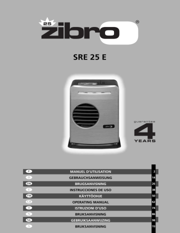 Manuel du propriétaire | Zibro SRE25E Manuel utilisateur | Fixfr