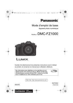 Panasonic LUMIX DMC-FZ1000 Manuel utilisateur