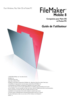 Filemaker Mobile 8 Manuel utilisateur