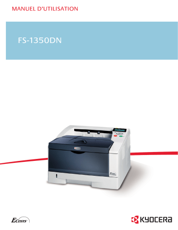 Manuel du propriétaire | KYOCERA FS-1350DN Manuel utilisateur | Fixfr