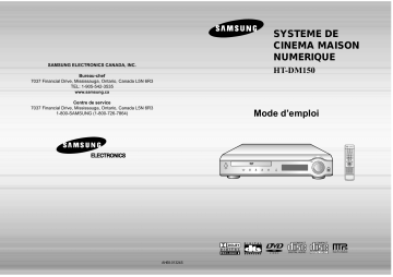 Manuel du propriétaire | Samsung HT-DM150 Manuel utilisateur | Fixfr