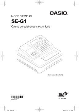 CALOR SE-G1 Manuel utilisateur