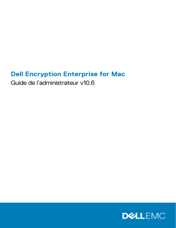 Mode d'emploi | Dell Encryption security Manuel utilisateur | Fixfr