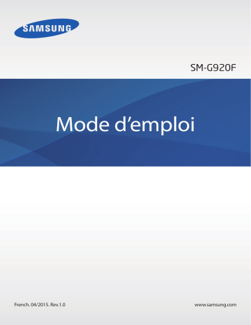 Galaxy S 6 | Samsung SM-G920F Mode d'emploi | Fixfr