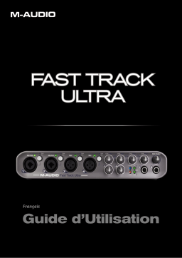 Avid M-Audio FastTrack Ultra Manuel utilisateur