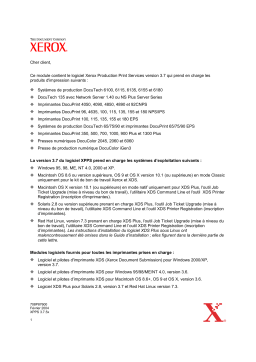 Xerox DOCUPRINT 4850 Manuel utilisateur