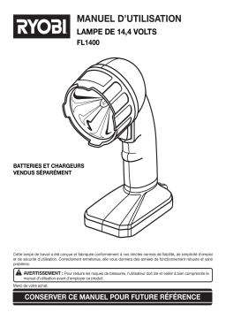 Ryobi FL1400 Manuel utilisateur